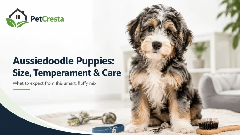 Aussiedoodle Puppies: Size, Temperament & Care