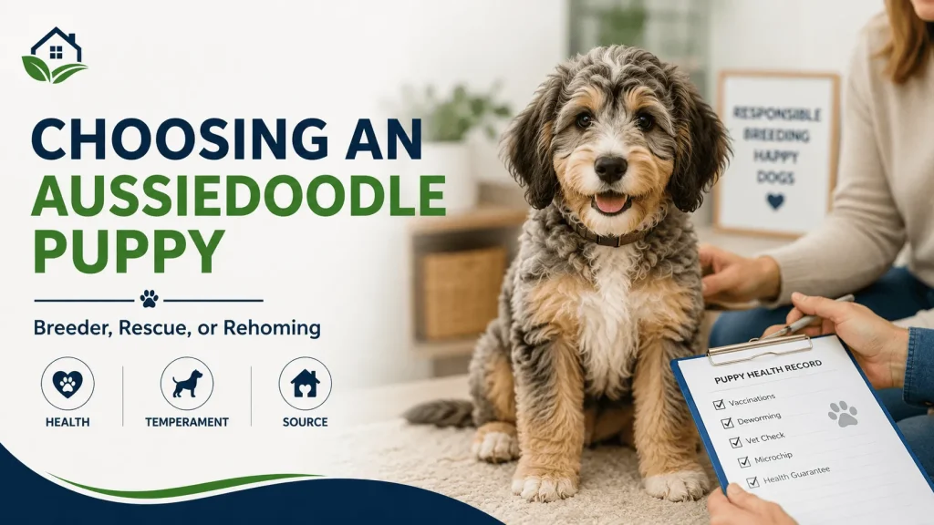 Choosing An Aussiedoodle Puppy, Breeder, Rescue, Or Rehoming Source
