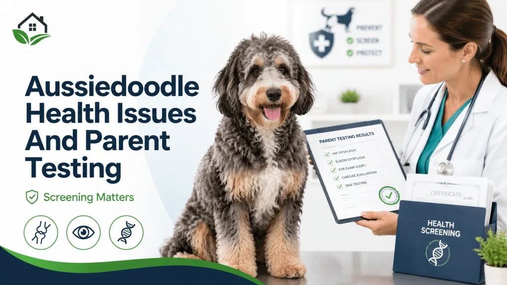 Aussiedoodle Health Issues And Parent Testing