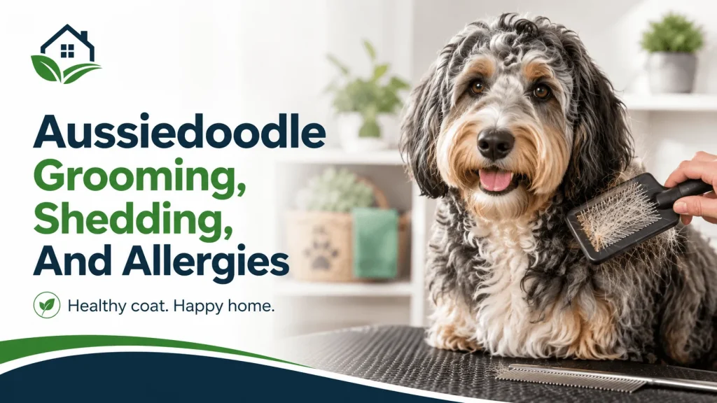 Aussiedoodle Grooming, Shedding, And Allergies