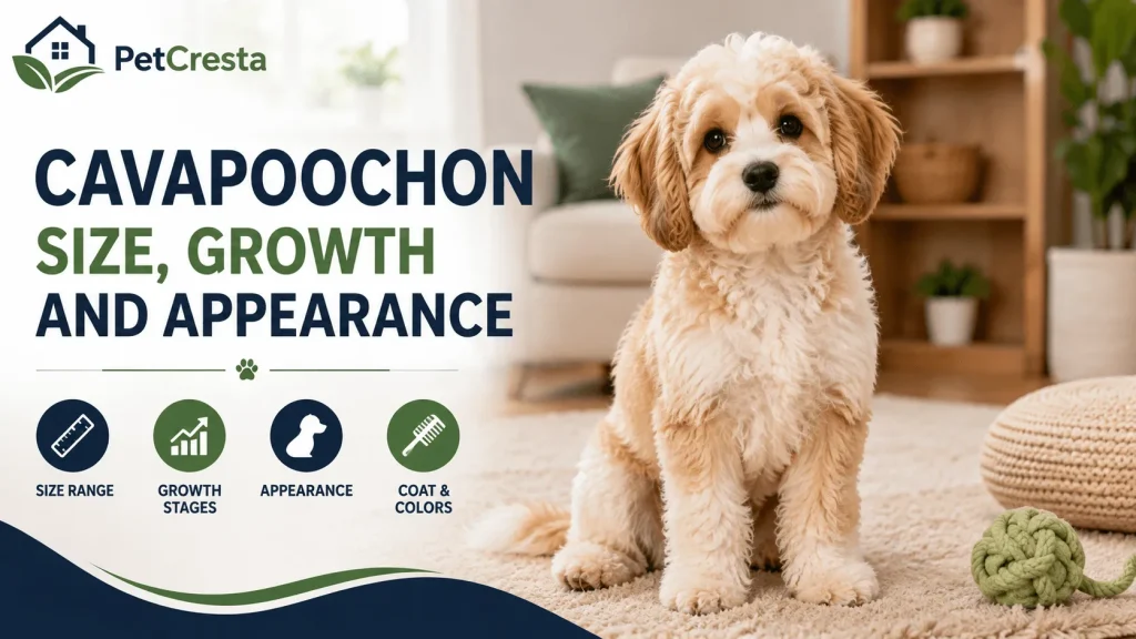 Cavapoochon Size, Growth And Appearance