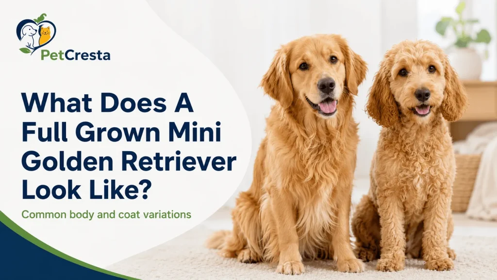 What Does A Full Grown Mini Golden Retriever Look Like?