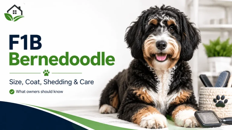 F1b Bernedoodle: Size, Coat, Shedding, Temperament And Care