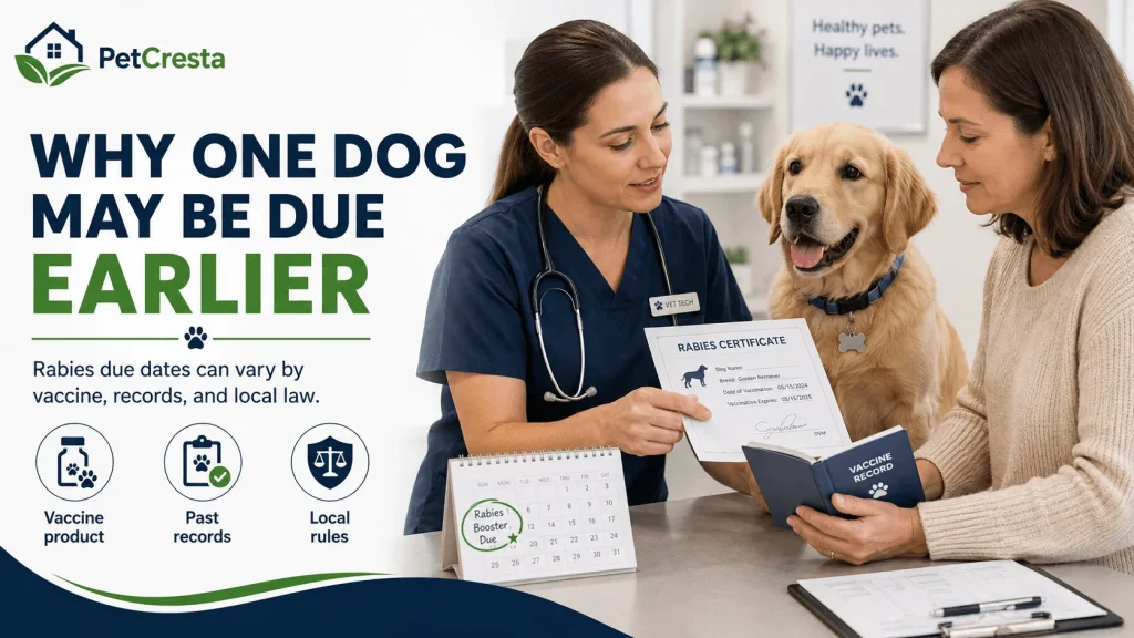 Why One Dog May Be Due Earlier Than Another