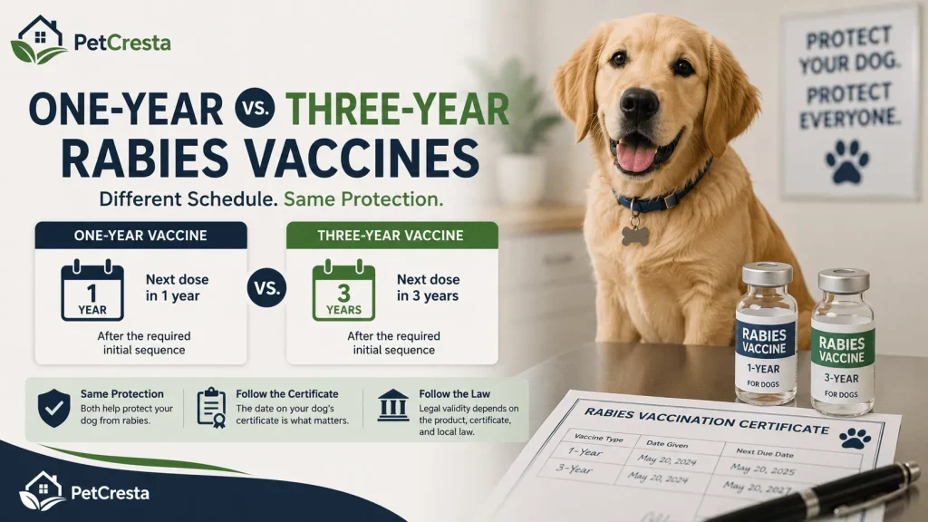 One-Year vs Three-Year Rabies Vaccines