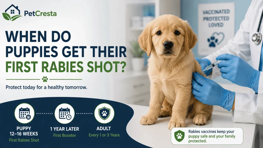 When Do Puppies Get Their First Rabies Shot?