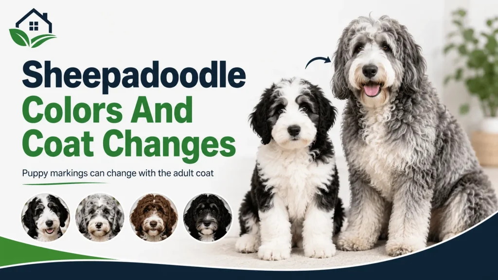 Sheepadoodle Colors And Coat Changes