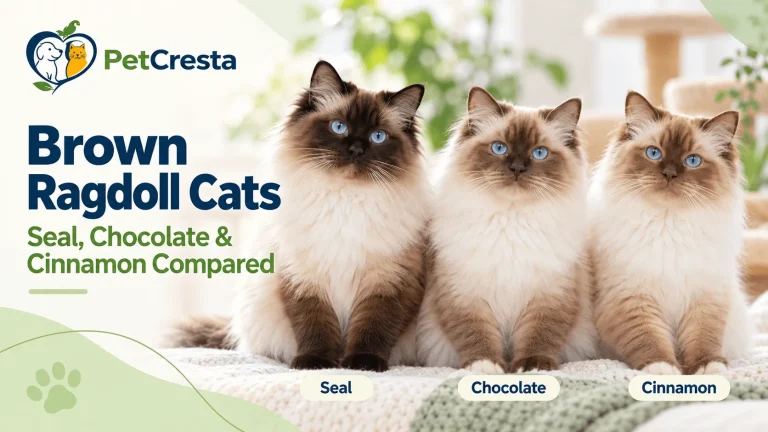 Brown Ragdoll Cat: Seal, Chocolate & Cinnamon Colors