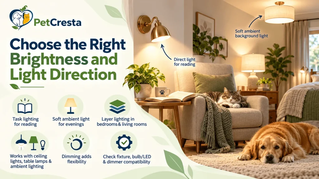 Choose the Right Brightness and Light Direction
