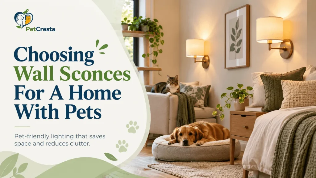 Choosing Wall Sconces For A Home With Pets