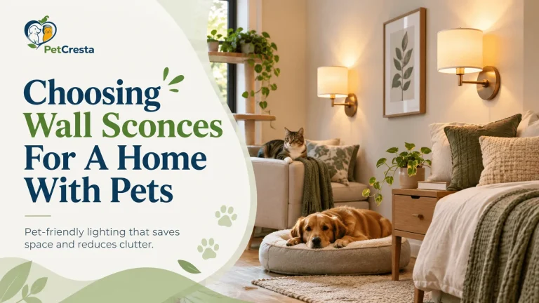 Choosing Wall Sconces For A Home With Pets