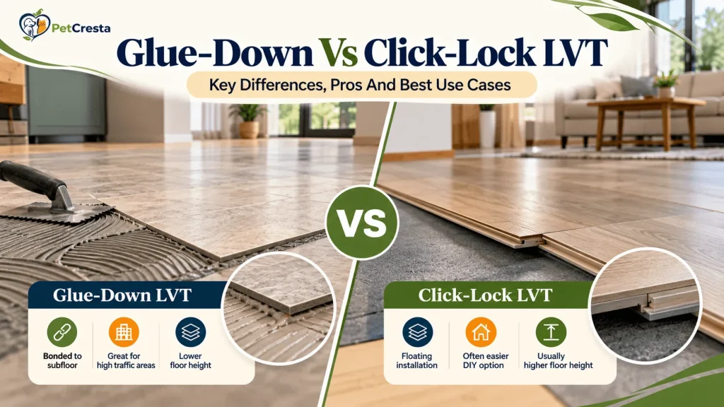 Glue-Down Vs Click-Lock LVT