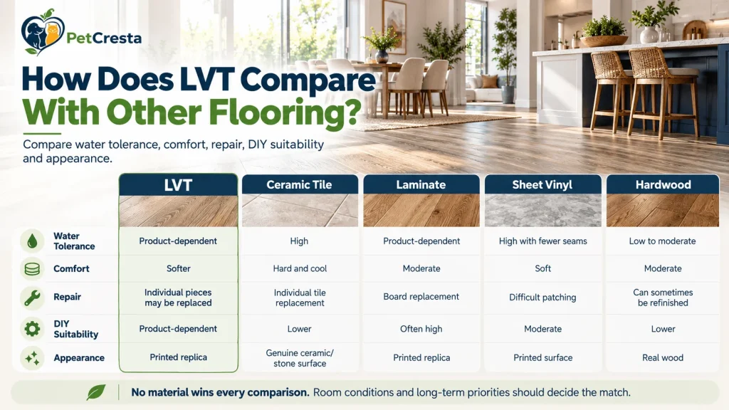 How Does LVT Compare With Other Flooring?