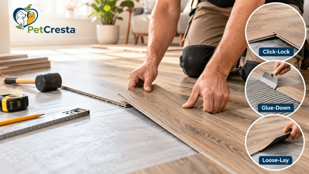 How Is LVP Flooring Installed?