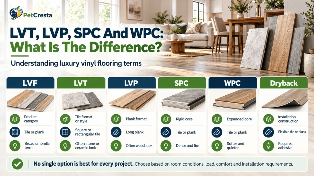 LVT, LVP, SPC And WPC: What Is The Difference?
