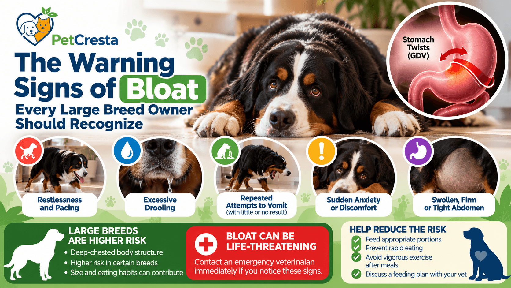 The Warning Signs of Bloat Every Large Breed Owner Should Recognize