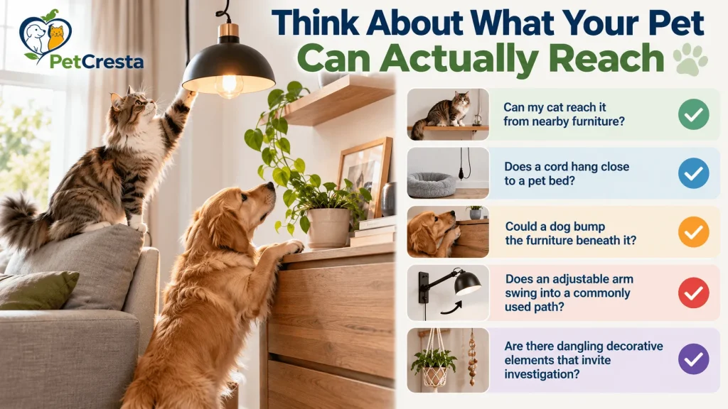 Think About What Your Pet Can Actually Reach