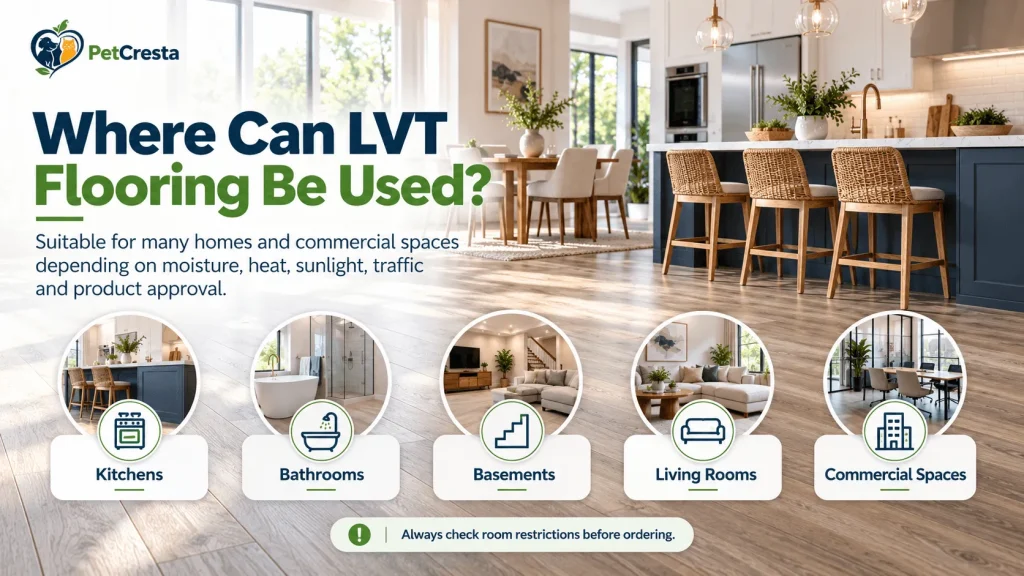 Where Can LVT Flooring Be Used?