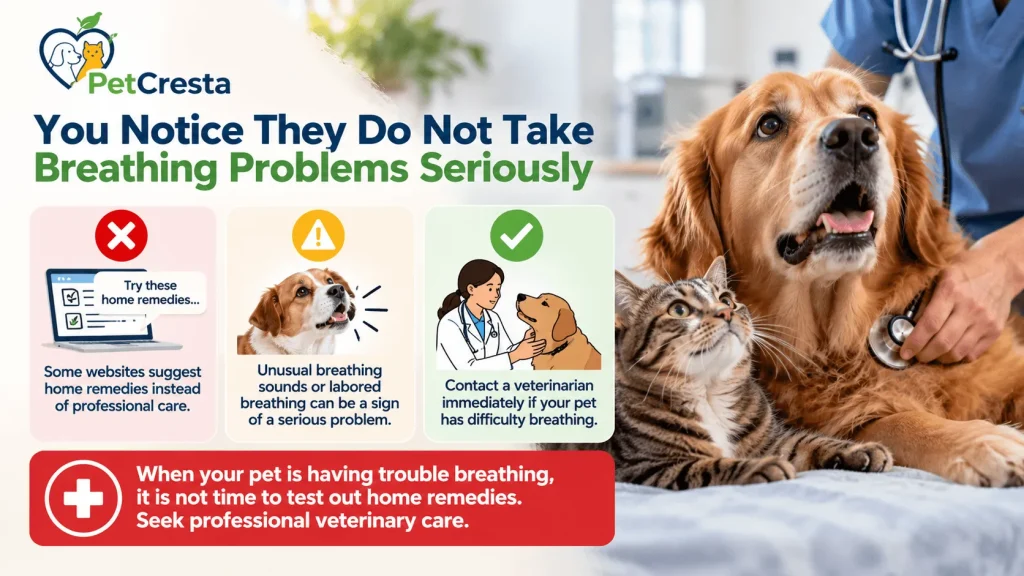 You Notice They Do Not Take Breathing Problems Seriously